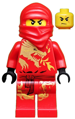 This LEGO minifigure is called, Kai DX . It's minifig ID is njo009.