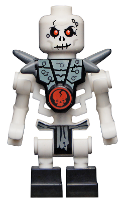 This LEGO minifigure is called, Chopov, Armor . It's minifig ID is njo021.