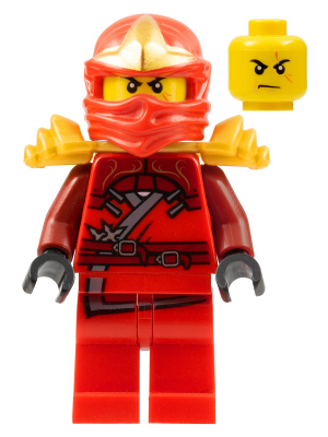 This LEGO minifigure is called, Kai ZX, Shoulder Armor . It's minifig ID is njo032.