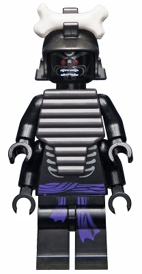 This LEGO minifigure is called, Lord Garmadon, Rise of the Snakes . It's minifig ID is njo042.