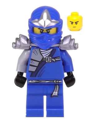 This LEGO minifigure is called, Jay ZX, Shoulder Armor . It's minifig ID is njo047.