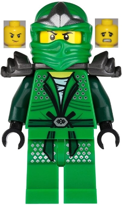This LEGO minifigure is called, Lloyd ZX, Shoulder Armor . It's minifig ID is njo065.