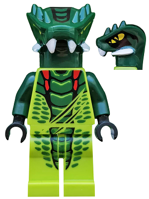This LEGO minifigure is called, Lizaru . It's minifig ID is njo068.