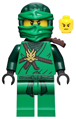 Display of LEGO Ninjago Lloyd (Honor Robe), Day of the Departed