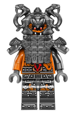 This LEGO minifigure is called, Commander Raggmunk . It's minifig ID is njo294.