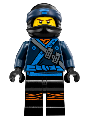 This LEGO minifigure is called, Jay, The LEGO Ninjago Movie . It's minifig ID is njo313.