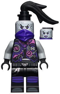 This LEGO minifigure is called, Ultra Violet . It's minifig ID is njo400.