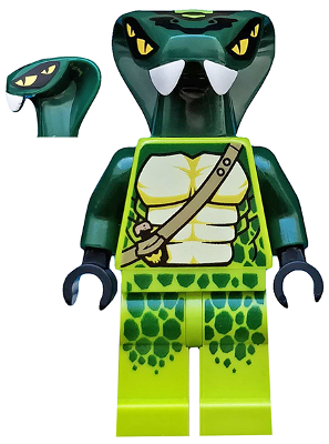 This LEGO minifigure is called, Spitta . It's minifig ID is njo498.