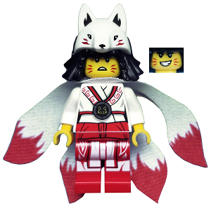 Display of LEGO Ninjago Akita