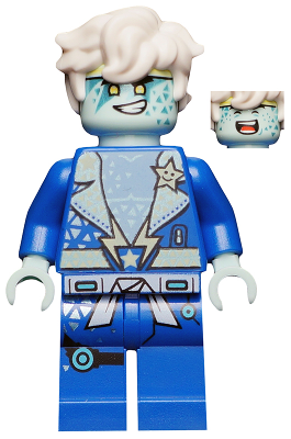Display of LEGO Ninjago Jay, Avatar Jay