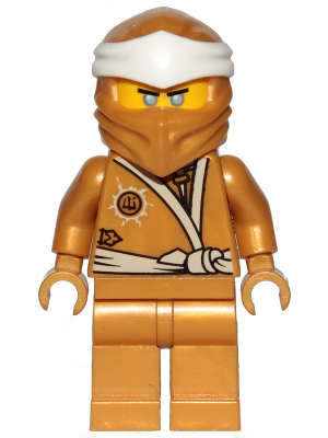 Display of LEGO Ninjago Zane (Golden Ninja), Legacy