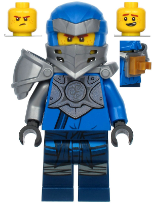 Display of LEGO Ninjago Jay Hero, Clip on Back