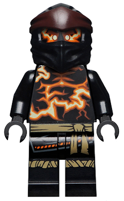 Display of LEGO Ninjago Cole, Spinjitzu Burst