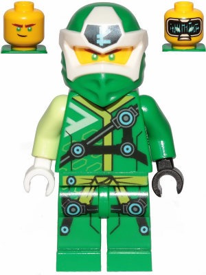 This LEGO minifigure is called, Lloyd, Digi Lloyd . It's minifig ID is njo627.