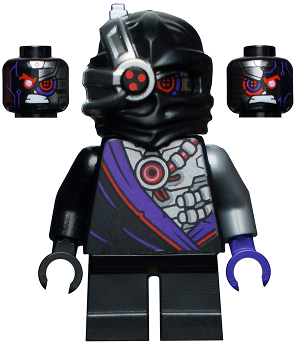 Display of LEGO Ninjago Nindroid, Short Legs, Legacy