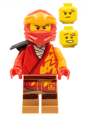This LEGO minifigure is called, Kai, Core, Shoulder Pad . It's minifig ID is njo721.