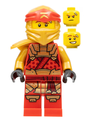 This LEGO minifigure is called, Kai (Golden Ninja), Crystalized . It's minifig ID is njo772.