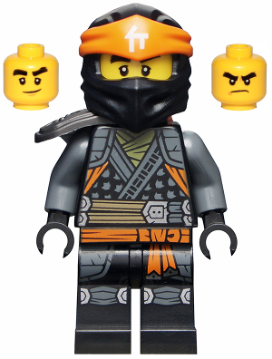 This LEGO minifigure is called, Cole, Crystalized . It's minifig ID is njo782.