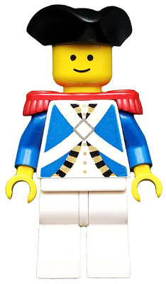 This LEGO minifigure is called, Imperial Soldier, Sailor . It's minifig ID is pi060.