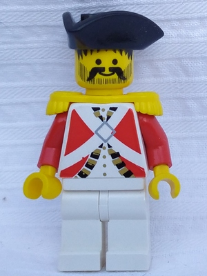 This LEGO minifigure is called, Imperial Guard, Officer . It's minifig ID is pi065.