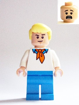 This LEGO minifigure is called, Fred Jones . It's minifig ID is scd008.