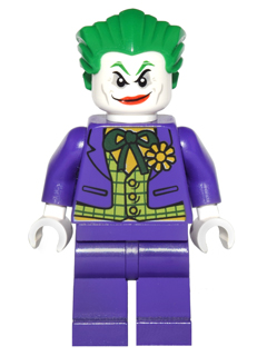 Display of LEGO Super Heroes The Joker, Lime Vest