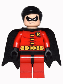 Display of LEGO Super Heroes Robin, Black Cape