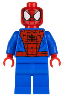 Display of LEGO Super Heroes Spider-Man, Black Web Pattern