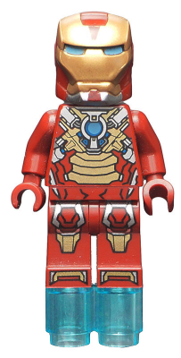This LEGO minifigure is called, Iron Man, Mark 17 (Heartbreaker) Armor . It's minifig ID is sh073.