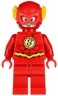 This LEGO minifigure is called, The Flash . It's minifig ID is sh087.