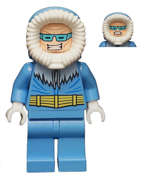 Display of LEGO Super Heroes Captain Cold