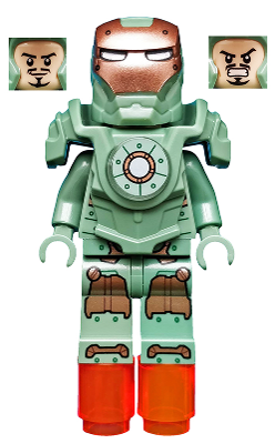 This LEGO minifigure is called, Scuba Iron Man . It's minifig ID is sh213.
