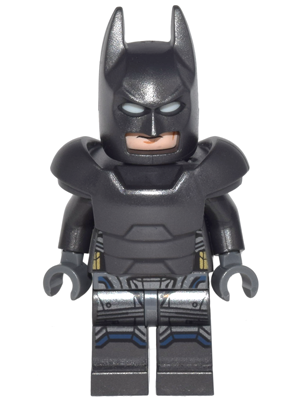 This LEGO minifigure is called, Batman, Armored, without Cape . It's minifig ID is sh217a.