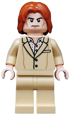 Display of LEGO Super Heroes Lex Luthor, Tan Suit