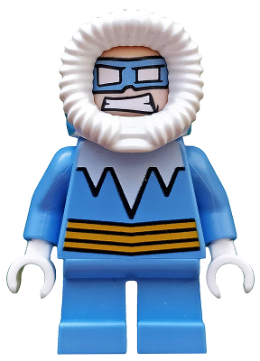 Display of LEGO Super Heroes Captain Cold, Short Legs