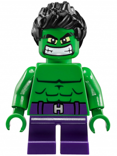 This LEGO minifigure is called, Hulk, Short Legs . It's minifig ID is sh252.