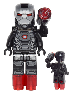 This LEGO minifigure is called, War Machine, with Shooter . It's minifig ID is sh258.