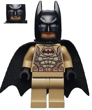 This LEGO minifigure is called, Desert Batman . It's minifig ID is sh288.