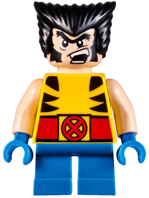 Display of LEGO Super Heroes Wolverine, Short Legs