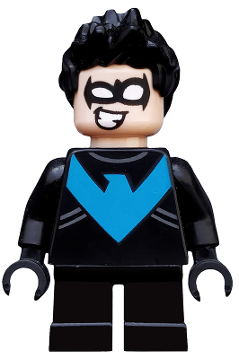 Display of LEGO Super Heroes Nightwing, Short Legs