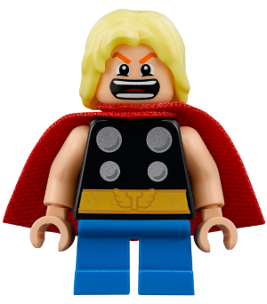 Display of LEGO Super Heroes Thor, Short Legs