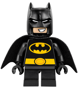 Display of LEGO Super Heroes Batman, Short Legs, Black Torso