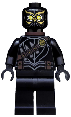 This LEGO minifigure is called, Talon, Double Scabbard . It's minifig ID is sh530.