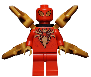 Display of LEGO Super Heroes Iron Spider, Mechanical Claws