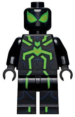 Display of LEGO Super Heroes Spider-Man, Stealth 'Big Time' Suit