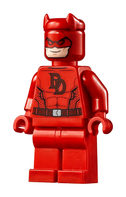 Display of LEGO Super Heroes Daredevil