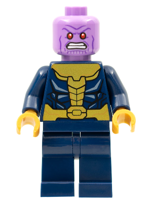 Display of LEGO Super Heroes Thanos, No Helmet