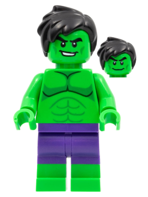 Display of LEGO Super Heroes Hulk, Smile/Grin