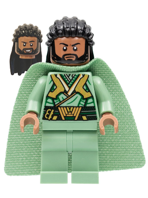 This LEGO minifigure is called, Karl Mordo, Sand Green Suit . It's minifig ID is sh832.