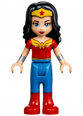 Display of LEGO DC Super Hero Girls Wonder Woman